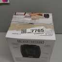 BLACK+DECKER Personal Ceramic Heater, Space Heater for Office Desk, Home Office & Personal Use Desk, 2 Heat & Fan Only Settings, Adjustable Thermostat, BHDC201, Black