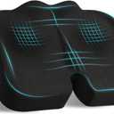 Stadium Seat Cushion, Extra Thick 50D High-Density Bleacher Cushion with Carry Handle, Non-Slip Water-Resistant Stadium Cushions for Bleachers & Outdoor Events(1-Pack)