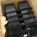Teacher Created Resources Black Portable Plastic Storage Caddy 6-Pack for Classrooms, Kids Room, and Office Organization