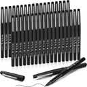 Fuyoooo 36 Pcs Felt Tip Pens 0.7mm Medium Point Colored Felt Tip Pens for Journaling Planner Writing Note-taking Art Office and School Supplies(Black)