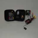 Hobby Fans Waterproof S3650 3900KV Brushless Motor 3.175mm Shaft with 60A Sensorless Brushless ESC Electric Speed Controller Combo Set and Heatsink for 1/10 Remote Control Car Truck, Red