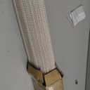 UNISHADES No Drill Cordless Bamboo Roman Shades, 22×64 in, Off White | Natural material, Light Filtering, Easy Install