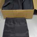 Fitable Black Tablecloths for Rectangle Tables, 6 Pack - 70 x 120 Inches - Reusable and Washable Table Clothes for 6-8 Ft Tables, Polyester Fabric Table Covers for Wedding, Party, Banquet