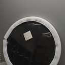 HBCY Creations 24" Round Whitewashed Wood Framed Wall Mounted Magnetic Chalkboards with Eraser and Chalk