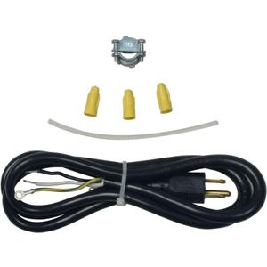 Whirlpool 4317824 Genuine OEM Power Cord For Dishwashers, 5 Feet Black Accessory Replaces W10298318RP, W10761316, 12774, 4502692, 52774, PS12069913, W10298318 White