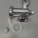 3 In 1 Meat Grinder Manual Mincer - Manual Meat Grinder Sausage Maker Meat Grinders For Home Use Fast And Effortless For All Meats (Silver) (#10)