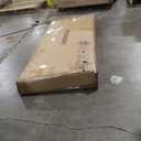 Allewie Queen Size Bed Frame with Button Tufted Wingback Headboard, Upholstered Platform Bed with Wooden Slats Support - No Box Spring Needed, Noise-Free, Easy Assembly, Dark Grey