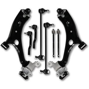8Pcs Front Lower Control Arm, Inner Outer Tie Rod, Sway Bar Link Kit Compatible with 2017-2022 Honda CR-V, Replaces CMS601054 CMS601055 K750908 EV801486 ES801495 ES801496