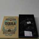 Tequila Tasting and Sipping Glasses | Tequila Glassware Collection | Set of 4 | 5.5 oz Crystal Snifter Copitas for Drinking Blanco, Reposado, Anejo Tequilas | Liquor and Spirits Sippers