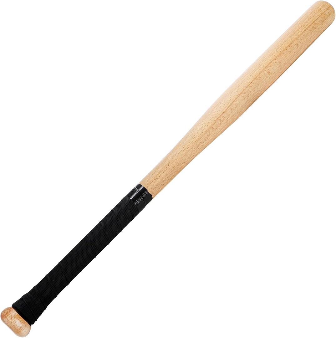 Tebery Wooden Baseball Bat Solid, 29 Inch Softball Bat for Practice, Home Self Defense Bat for Car, Outdoors Protection