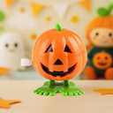 The Dreidel Company Halloween Pumpkin Wind-Up Toys, Birthday Party Favors, Novelty Toys for Boys and Girls, 2" Inches (48-Pack)