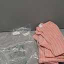 Mindsoft 4pcs Pink Hand Towels for Bathroom Striped 14 x 29 Inch Hand Towels 100% Cotton Soft Absorbent Bath Decorative for Bathroom Kitchen Spa Workout Festival Gift