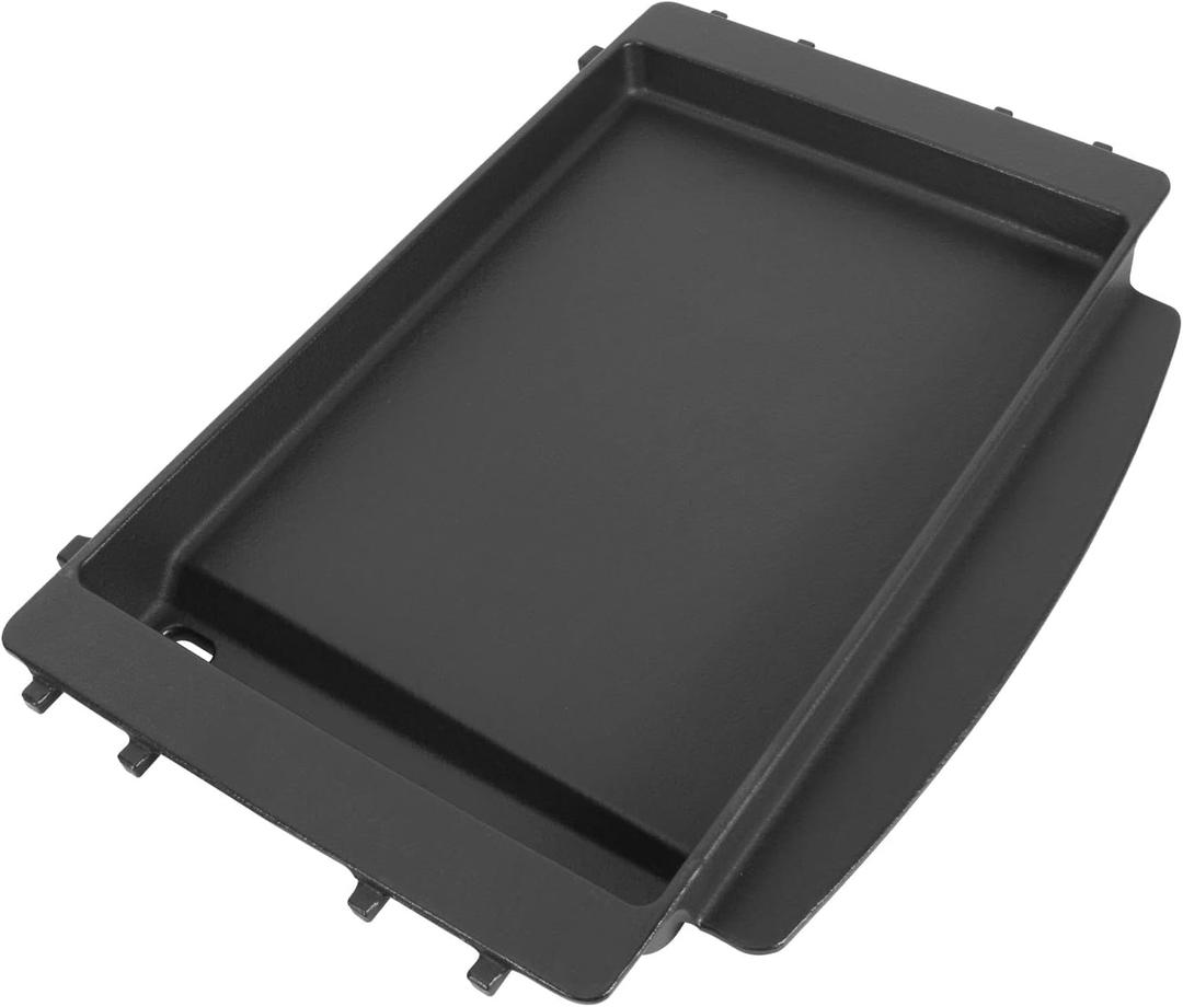 7658 Cast Iron Griddle for Weber Spirit 200 300 400 Series, Flat Top Griddle for Weber Spirit I & II E/S 210 220 310 320 325 425 435 Gas Grill and Genesis Silver B C 1000-5000 Grills and More