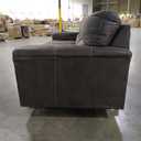 Signature Design by Ashley Navi Faux Leather Modern Queen Sofa Sleeper, Gray (Grey) 38"D x 89"W x 39"H