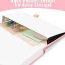 Lined Journal Notebook 365 Pages, A5 Leather Journals for Writing Women & Men, Hardcover Notebook with 100GSM Thick Paper, Daily Journal Notebook for Travel, Work, School, Note Taking, College Ruled