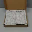 FUTEI Grey Decorative Throw Pillow Covers 24x24 Inch Set of 2,Soft Chenille Tweed Textured Euro Pillow Shams, Modern Home Decor for Couch Bed Living Room