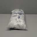 Leeva Extra Wide 110" Sheer Valance for Windows, Waterfall Swag Curtains with Bead Tassels, Blue Butterflies Print Voile Fabric for Bedroom Living Room Decor, 110" x 43", Rod Pocket