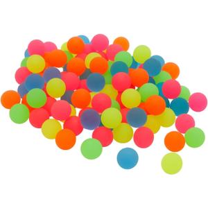 Juvale Bouncy Balls for Kids - Bulk Neon Rubber Bouncy Balls for Party Favors & Prizes - 100 Pack, 1 in (25mm) Multicolor