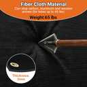 Archery Netting Backstop,Heavy Duty Polyester Arrow Backstop, archery net 5 x 10ft x 2mm ,45 lbs