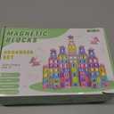 Rurvale 100Pcs Magnetic Tiles, Magnet Blocks for 3 4 5 6 7 8 Year Old Boys Girls, Learning Educational STEM Toys for Toddlers 3-5, 4-8, Building Blocks for Kids Ages 3+ Birthday Gifts