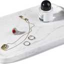 Statuario Marble Vanity Tray - Decorative Organizer for Bathroom Countertop, Dresser, Kitchen Sink