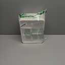 Qi Boo Compostable 5 Compartment Plates Disposable, 10.25 x 8.25 inch, [100Pack] Heavy Duty Paper Plates with dividers, Sturdy School Lunch Trays, White Large Paper Dinner Plates for Buffet Party