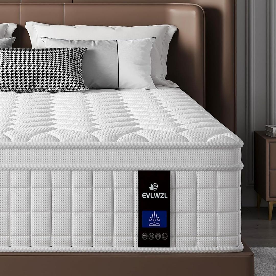 Queen Mattress, 14 Inch Queen Size Mattress in a Box with Memory Foam Hybrid, Individual Pocket Spring for Provide Support and Improve Sleep,Medium Firm Queen Mattress, 14 Inch Queen Size Mattress in a Box with Memory Foam Hybrid, Individual Pocket Spring for Provide Support and Improve Sleep,Medium Firm