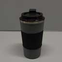 Insulated Coffee Tumbler 17 oz, Stainless Steel Coffee Mug with Lids, Travel Coffee Mug Leak Proof, Double Wall Vacuum Insulated Reusable Iced Coffee Cup, Keep Drinks Hot and Cold (Gray, 17 Ounces)