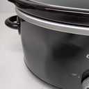Crock-Pot 4-Quart Manual Slow Cooker, Black