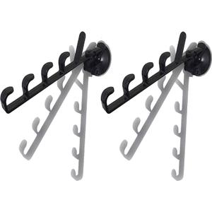 Adjustable Fishing Pole Rack & Holder - Vehicle & Boat Storage for Car, Truck, SUV & RV - Suction Cup Mounted - No Rods Included - 1 Pair