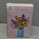 Sawaruita Flowers Bouquet Botanicals Building Blocks Set for Adults - 1006 Pcs Wildflowers with Vase Home Decor Gift Mothers Day, Valentines, Birthday