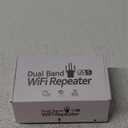 WiFi Extender, WiFi Extender Signal Booster Dual-Band(5.8G&2.4G) Wireless Repeater Coverage to 12880 sq. ft & 105 Devices, 1-Tap Setup, Supports Ethernet Port, Faster Speed