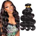 26 28 30 Inch Bundles Human Hair Body Wave Human Hair Bundle Mixed Length 3 Bundles Unprocessed Brazilian Virgin Hair Extensions