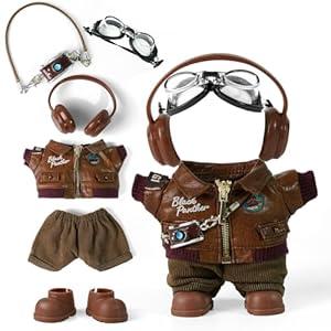 2 Sets Clothes for 17cm Doll, Cute Doll Clothes and Accessories, Outfit Sets 2025 Fashion Style (18Inch)