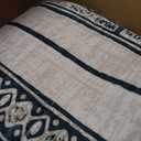 BESTSWEETIE 8x10 Area Rugs for Living Room Washable Moroccan Farmhouse Neutral Geometric Low Pile Non-Slip Soft Print Pattern Rug for Bedroom Kitchen Dining Room Entryway Blue/Brown