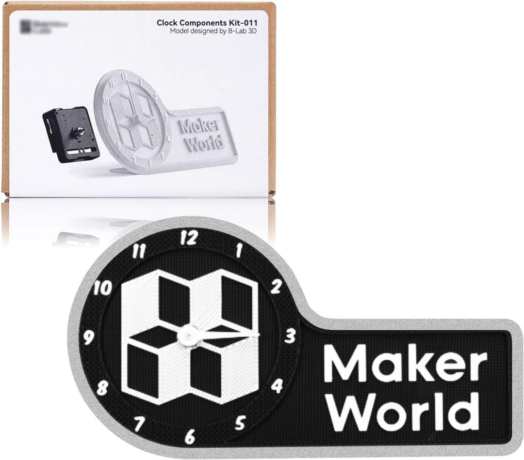 UniTak3D Original Bamboo lab Makerworld MH011 3D Printed Clock Creative Model Components 3D Printer DIY Parts-Compatible with Bambulab P1P/P1S,A1,X1/X1C/X1E 3D Printers-Prints NOT Included