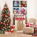 YarnMate 4 Pack Diamond Painting Kits for Adults-Christmas Animals Diamond Art Kits for Adults,5D Diamond Painting,DIY Full Drill Diamond Painting Gem Art and Crafts 14x14inch (G8886+G8887+G8888+G8889)