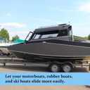 Boat Trailer Bunk Carpet, 12Inch x 13Ft Marine Carpet for Boats, Waterproof Trailer Boat Bunk Padding Mat for Boat Trailers Jet Ski Ramp Garage Dock