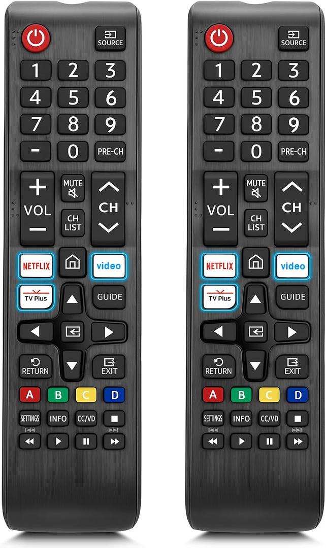 (Pack of 2) for Samsung Smart TV Remote Control Universal Replacement Remote Compatible with Samsung Smart LCD LED HDTV 3D TVs BN59-01315J BN59-01315A BN59-01301A BN59-01199F BN59-01303A