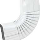 Gutter Downspout Elbow-Rain Gutter Downspout Extension High (2x3"B" Style-90)