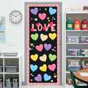72 Feet Valentine's Day Love Heart Border Trim for Valentine Classroom Bulletin Board Decorations
