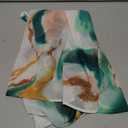 Women's Floral Print Puff Sleeve Kimono Cardigan Loose Cover Up Casual Blouse Tops, Large