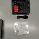 LISEN 15W MagSafe Car Mount Charger,Travel MagSafe Charger,Wireless Car Charger,Magnetic Phone Holder for Car,Phone Holders for Your Car Accessories for Women Men Jeep Ford for iPhone 17-12,Samsung (Black Gray)