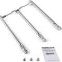 SafBbcue 69787 Grill Burner Tubes for Weber Grill GS4 Spirit II and Spirit 300 Series Grill Parts for Weber Spirit E310 E315 E320 E330 S310 S315 SP310 SP320 Burner Tube Parts, Stainless Steel