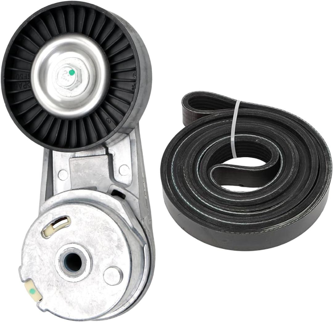 24430296 Serpentine Belt Tensioner Kit for Cobalt Equinox Orlando HHR Classic Malibu, for Ion L100 L200 L300 LS LS1 LW1 LW200, for Regal Verano, Replace 38177 L4 2.0l 2.2l 2.4l