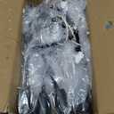 TOBUSA Semi Flush Mount Ceiling Light Fixture Matte Black, Modern Sputnik Close to Ceiling Light, Chandelier Light Fixture Ceiling for Bedroom Kitchen Living Room Dining Room, 4 Light E26 Socket