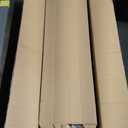 Tatuo 50 Pcs Triangle Mailing Shipping Tubes 36.22" L x 3" w x 3" h Oyster White Corrugated Cardboard Box Poster Tube for Protecting, Shipping, Mailing and Storage of Artwork, Crafts, Long Art Holder