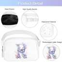 Simikol Belt Bag Initail Letter Travel Fanny Pack Cute Butterfly Crossbody Bags for Girls Fashion Waist Packs Letter A-T Outside Lightweight Waterproof Running Workout Hiking Travel Belt Bags, R