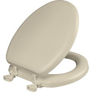 Mayfair by Bemis Round Soft Toilet Seat Bone Never Loosens Removes for Cleaning