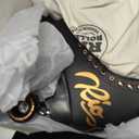 Rio Roller Rose Roller Skates - Unisex Indoor/Outdoor Quad Roller Skates - UK 7 (U.S. Ladies 9) - Black/Rose Gold